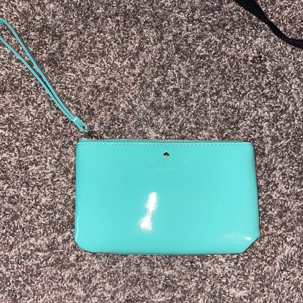 Teal Kate Spade Wristlet